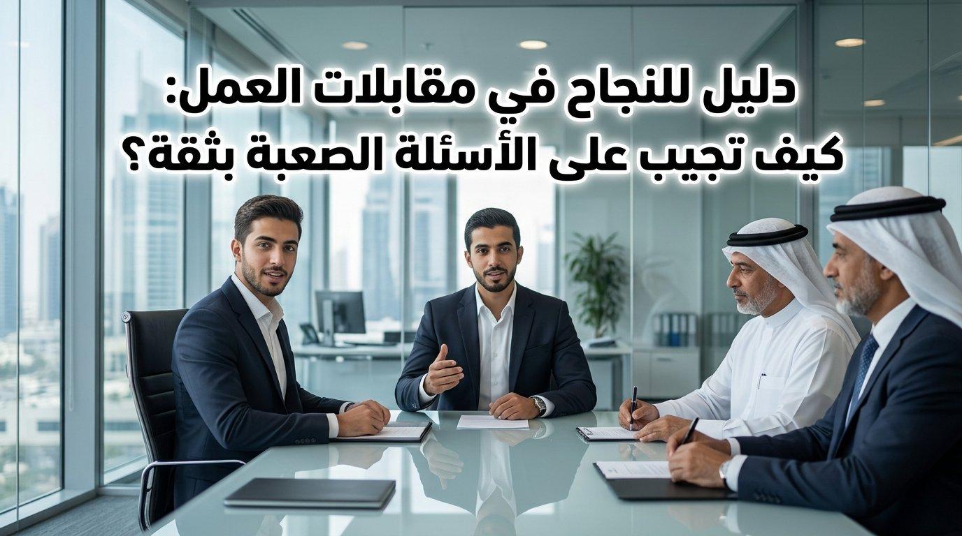 دليل النجاح في المقابلات الشخصية: كيف تجيب على الأسئلة الصعبة بثقة؟